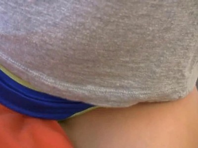 amatorka w skarpetkach jest ruchana na pieska