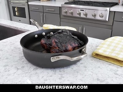 młoda zadowala się z rana