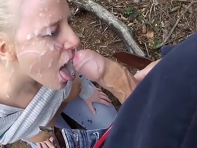 bardzo fajna nastolatka i mocny oral