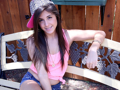 białowłosa nastolatka