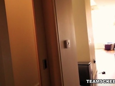 rucha amatorka w pończochach