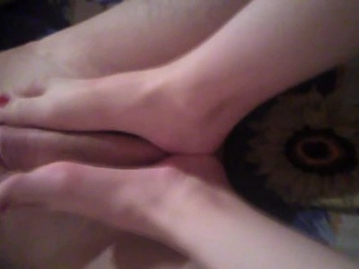 gangbang z bladą laską