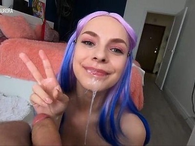 przyrodnia siostra z mokrą cipką zostaje wyruchana na pieska