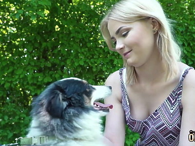 starzec z młodą okularnicą