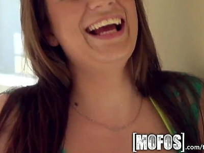 młoda amatorka daje radę